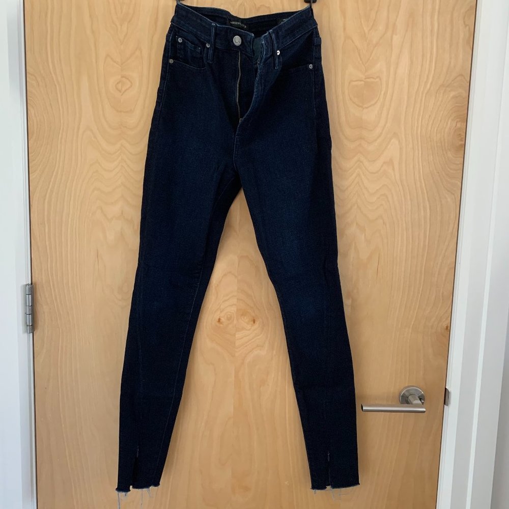 Joe's + WeWoreWhat high rise skinny zip 26